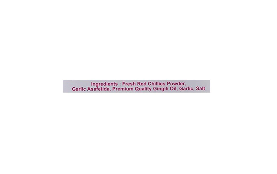 Lakshmi's Andhra Pickles & Podi's Velluli Karam Podi Red Chillies/Garlic Curry Masala   Pack  500 grams
